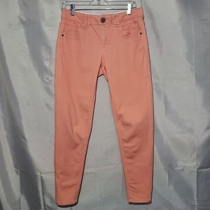 Democracy Coral steatch waistband pants